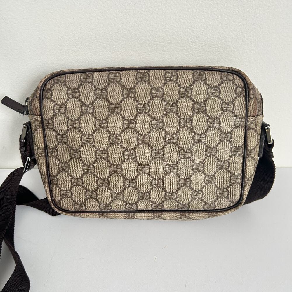 Gucci Vintage GG Supreme Sling Bag Brown - Picture 5 of 11